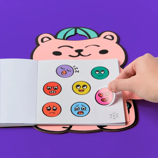 OMY Montessori Emotions Sticker Book