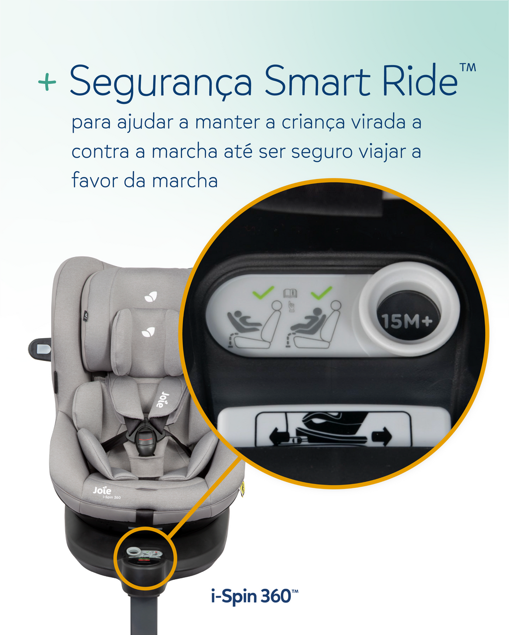 Silla de coche Joie i-Spin 360 | 40cm - 105cm MESH EDITION