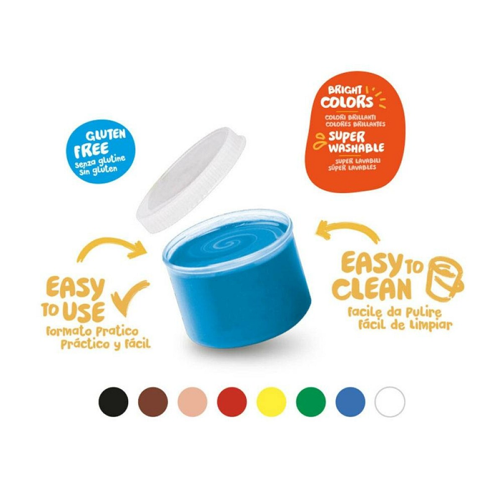 CARIOCA BABY Finger Paint Set 8 Pots 8x50ml
