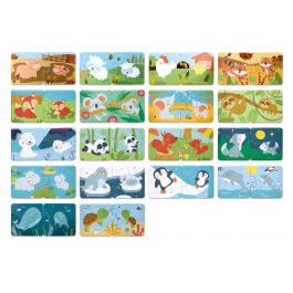 Hape Animal Families Matching Puzzle