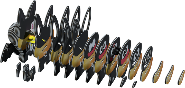 Eugy Puzzle 3D - Morcego