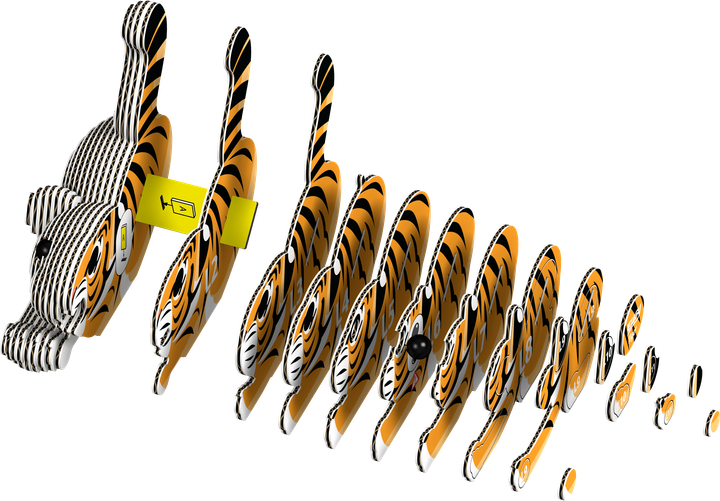 Eugy 3D Puzzle - Tiger
