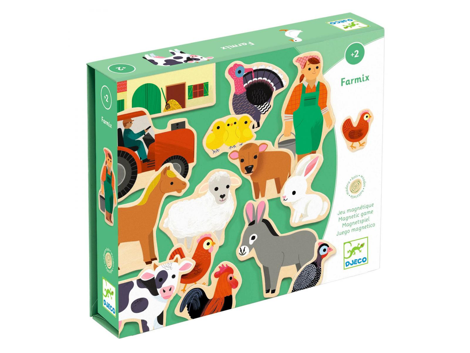 Djeco Farmix Farm Animals Magnets