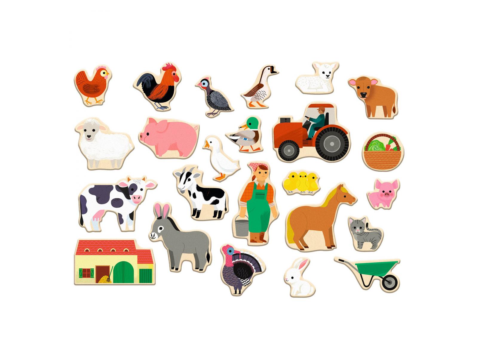 Djeco Farmix Farm Animals Magnets