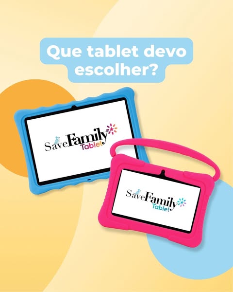 SaveFamily Kids Tablet para Crianças + 3 anos