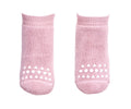 Pack de 3 pares de meias antiderrapantes GoBabyGo em algodão, cor rosa claro, para bebé