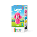 Caixa do conjunto HEY CLAY Coco da Bluey, com a personagem poodle rosa ilustrada e as 5 cores de pasta de modelar.