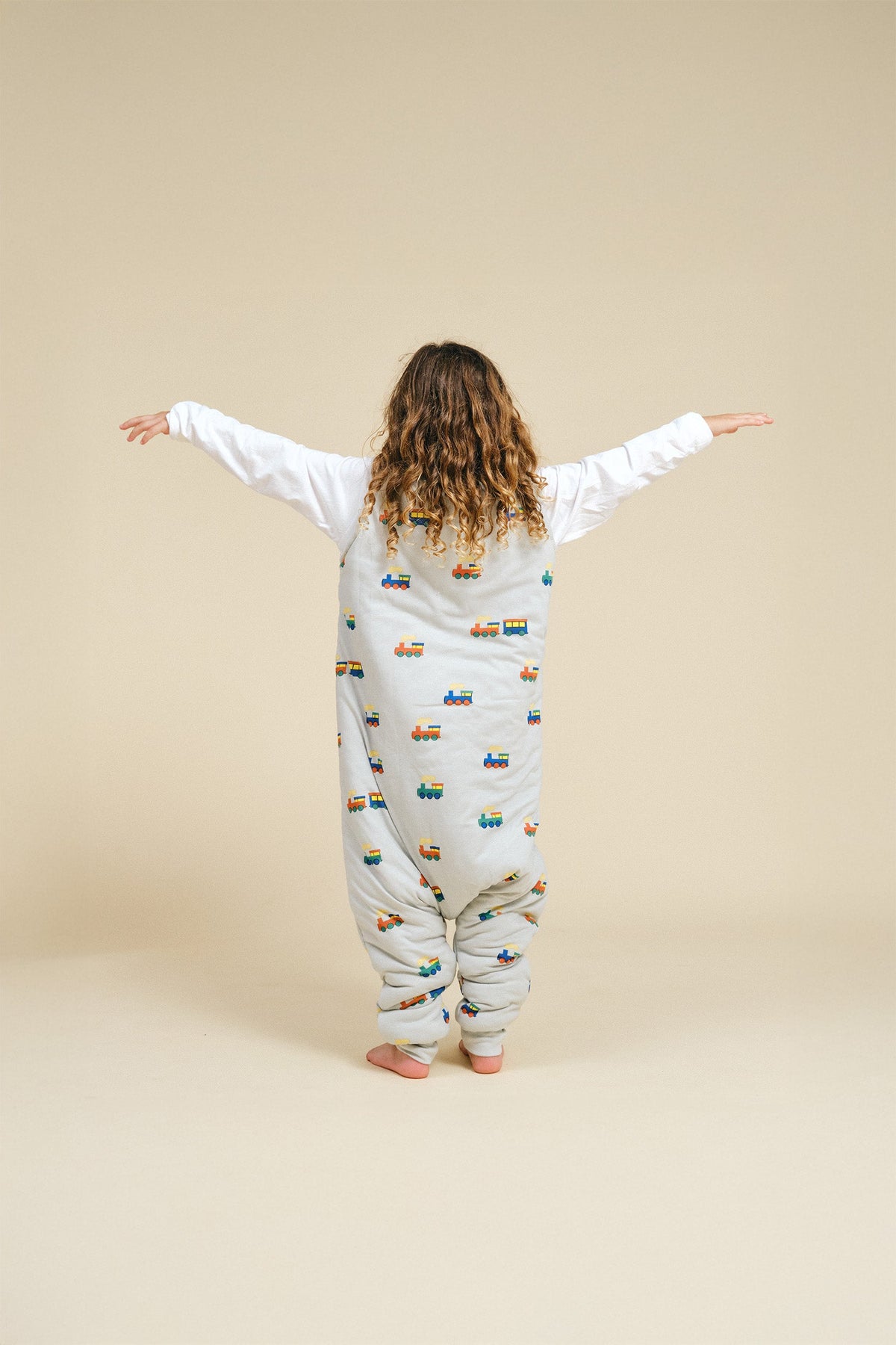 MolisandCo TOG 2.5 Saco de dormir com pés Tiny Trains