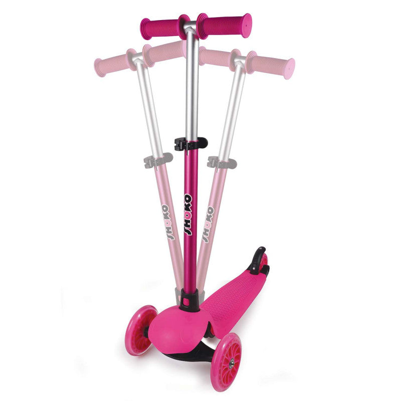 Shoko Trotinete 3 rodas Go fit Rosa