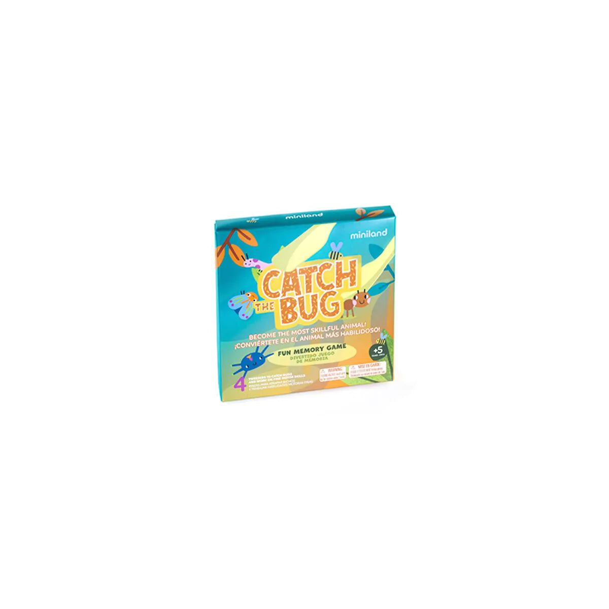 Miniland Catch the Bug - Jogo de motricidade