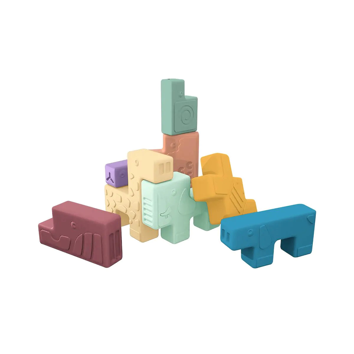 Miniland Animal Blocks - Building Blocks