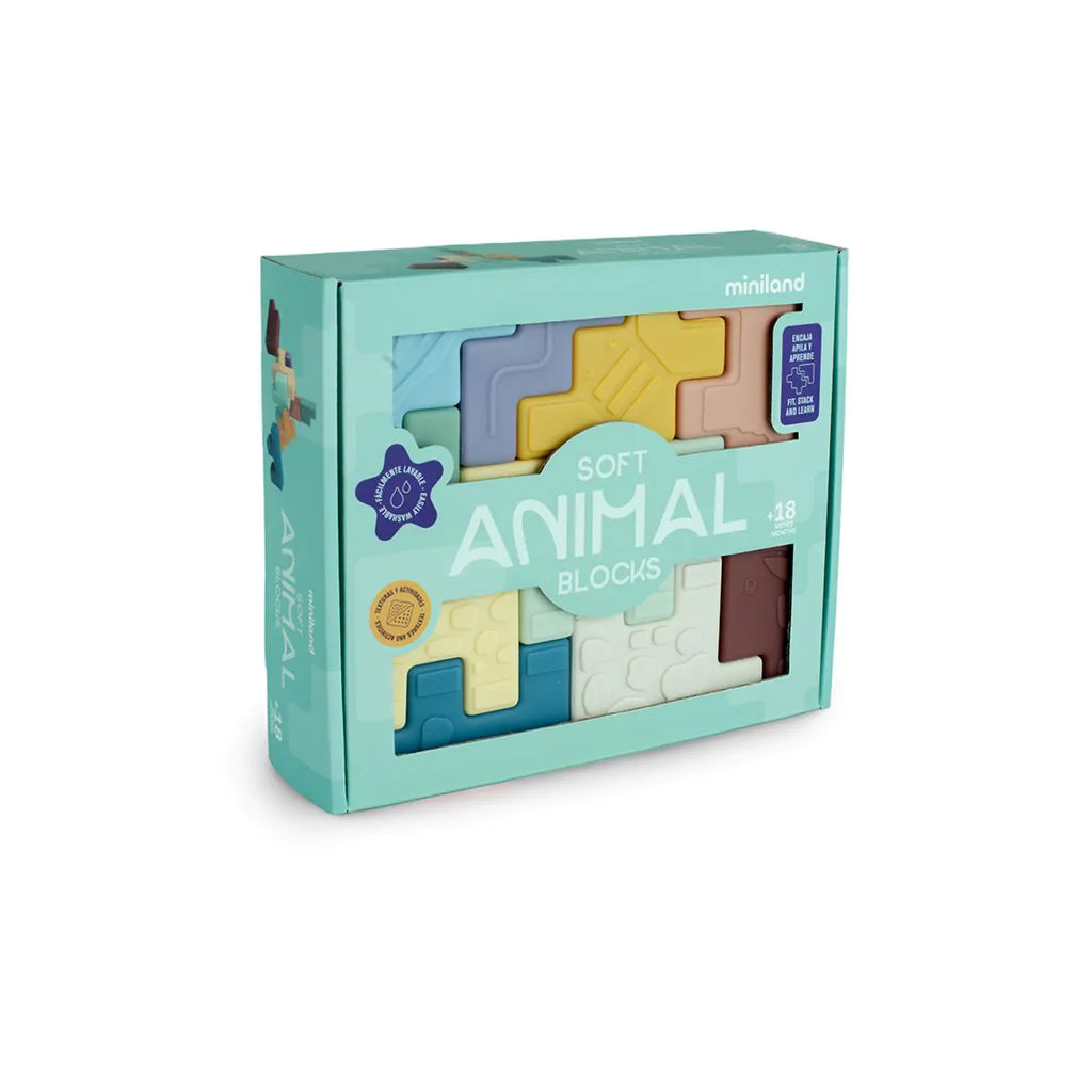 Miniland Animal Blocks - Building Blocks