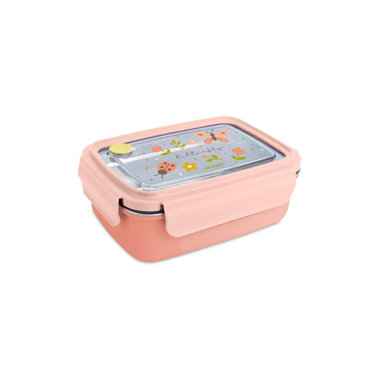 Miniland Lancheira Inox Butterfly