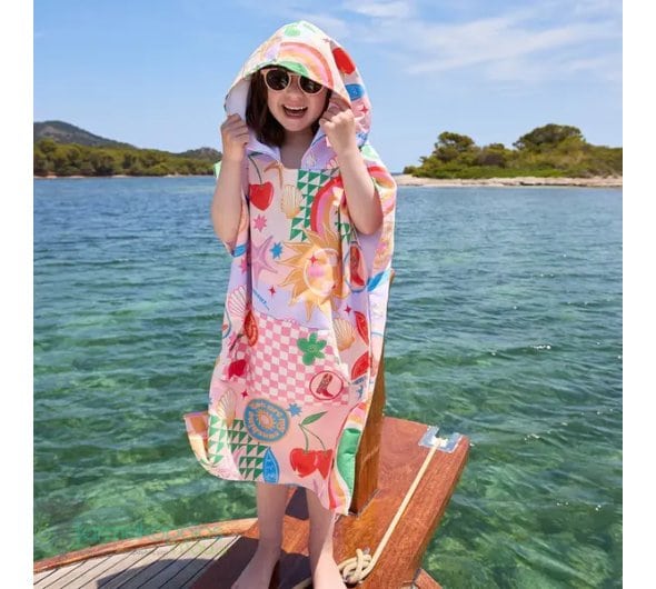 Dock and Bay Quick-Dry Beach/Pool Poncho L 6-10 years