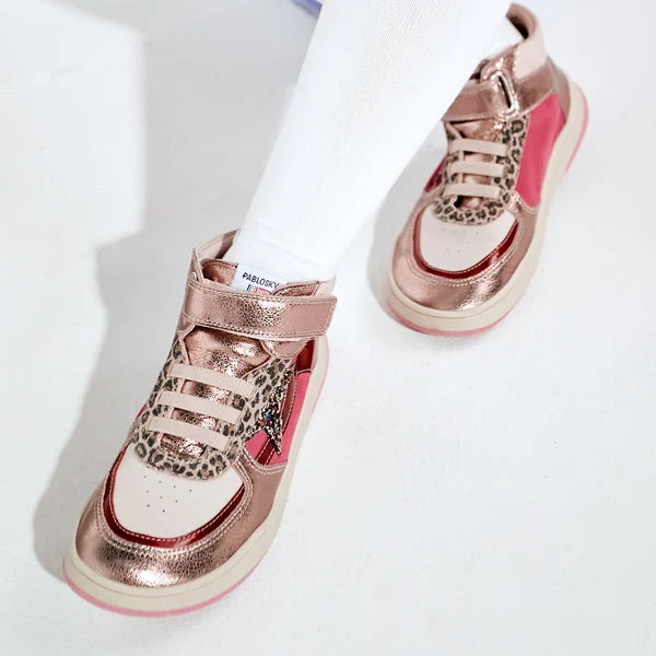 Pablosky Barefoot Boots Elista Champagne