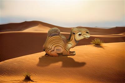 Eugy 3D Puzzle - Camel