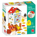Caixa do Goula Jogo Happy Chicken em perspetiva, na embalagem original da marca