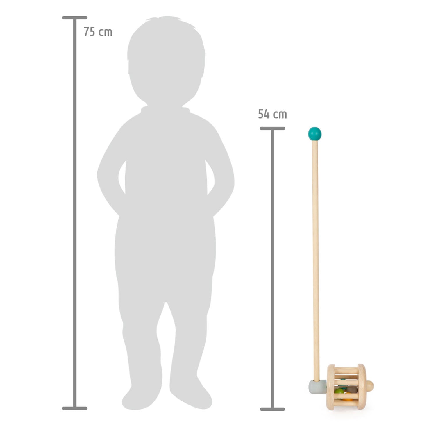 Small Foot - Chocalho de empurrar