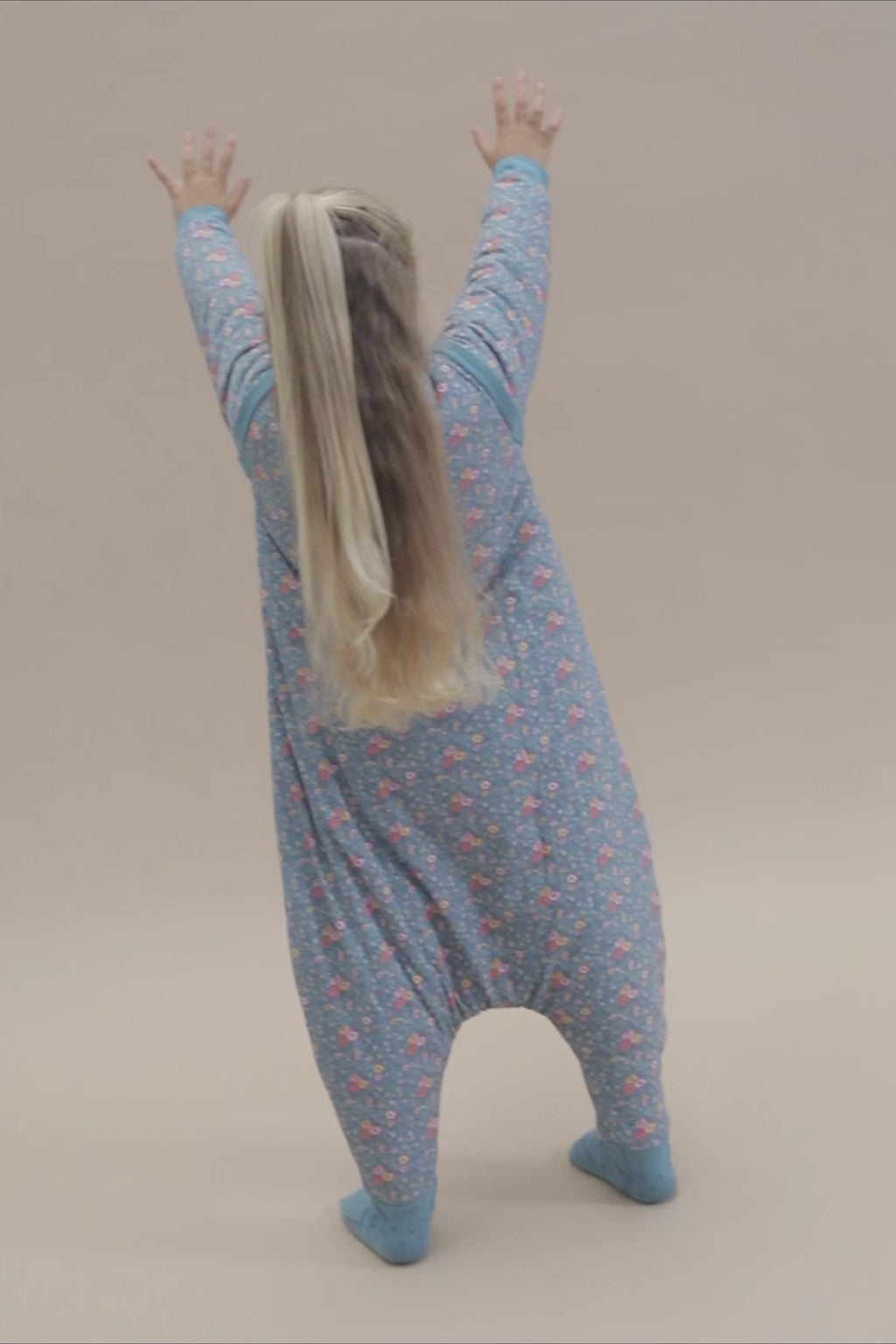 MolisandCo TOG 2.5 Saco de dormir com pés e mangas [Wild Orchid]