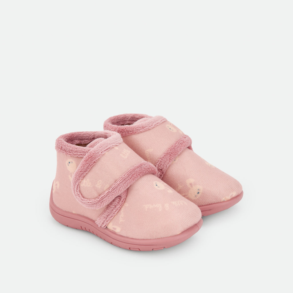 Waterlemon pantufas bota calçado respeitador barefoot  coelinha rosa frente