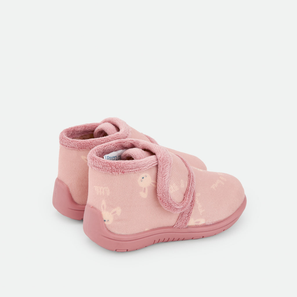 Waterlemon pantufas bota calçado respeitador barefoot  coelinha rosa trás