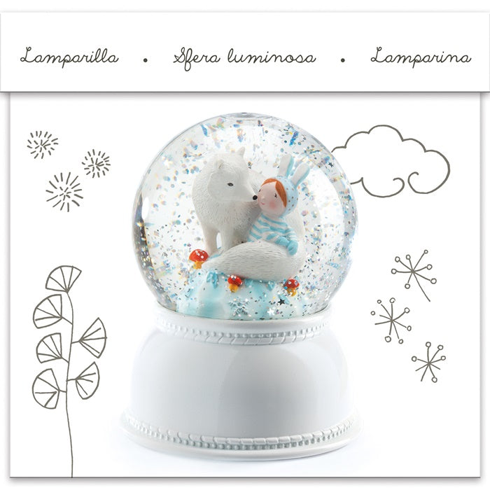 Djeco Globo de Neve Lila & Pupi