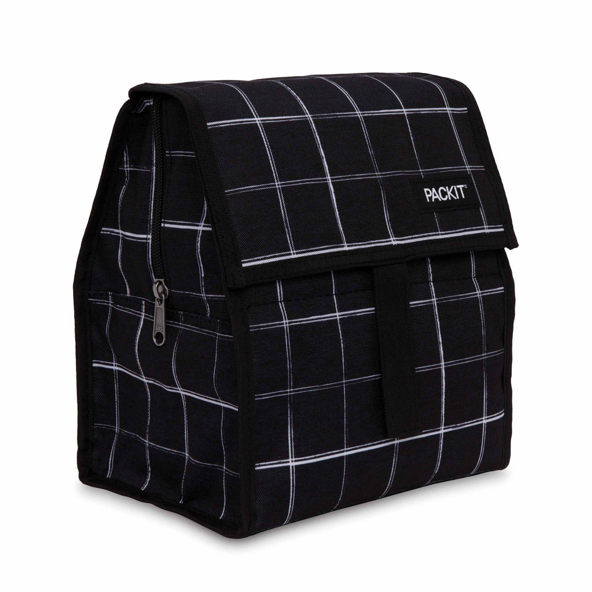 Packit Bolsa lancheira térmica - Lunch Bag Black Grid