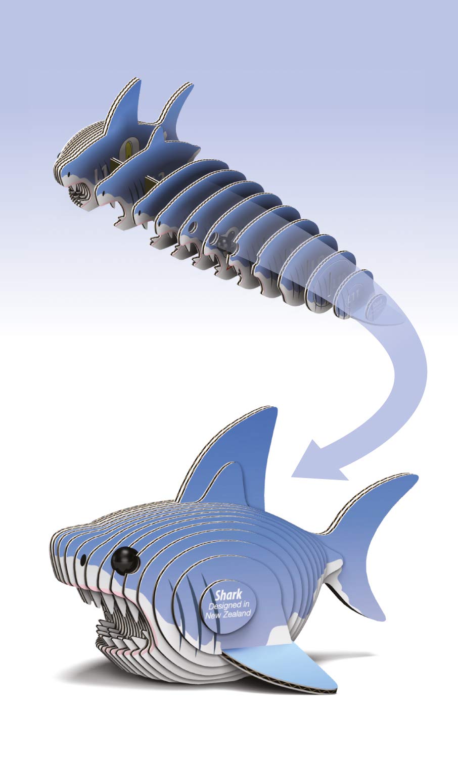 Eugy 3D Puzzle - Shark