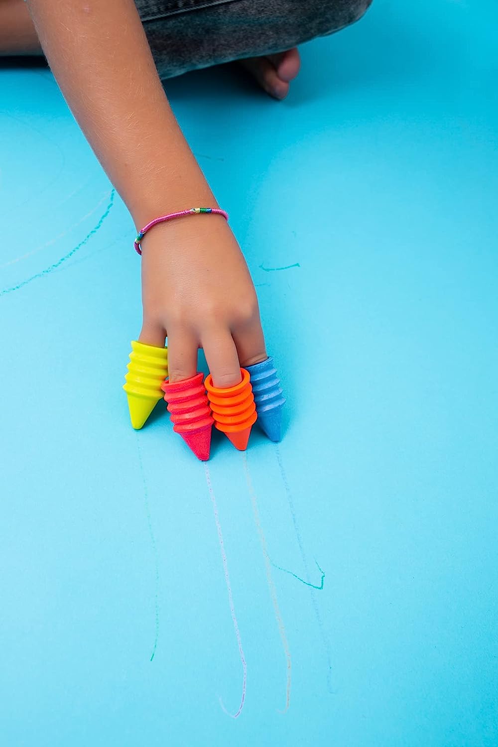 OMY Finger Wax Crayon 6 Colors