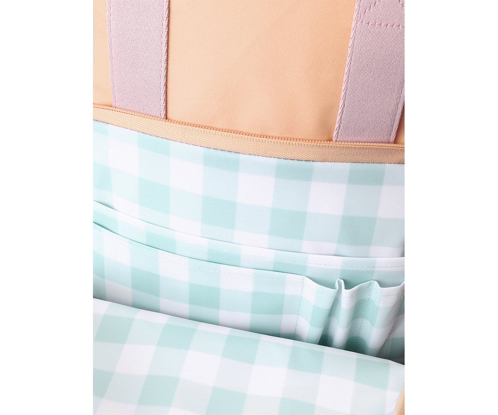 Monnëka Mochila Scout Stripes Apricot