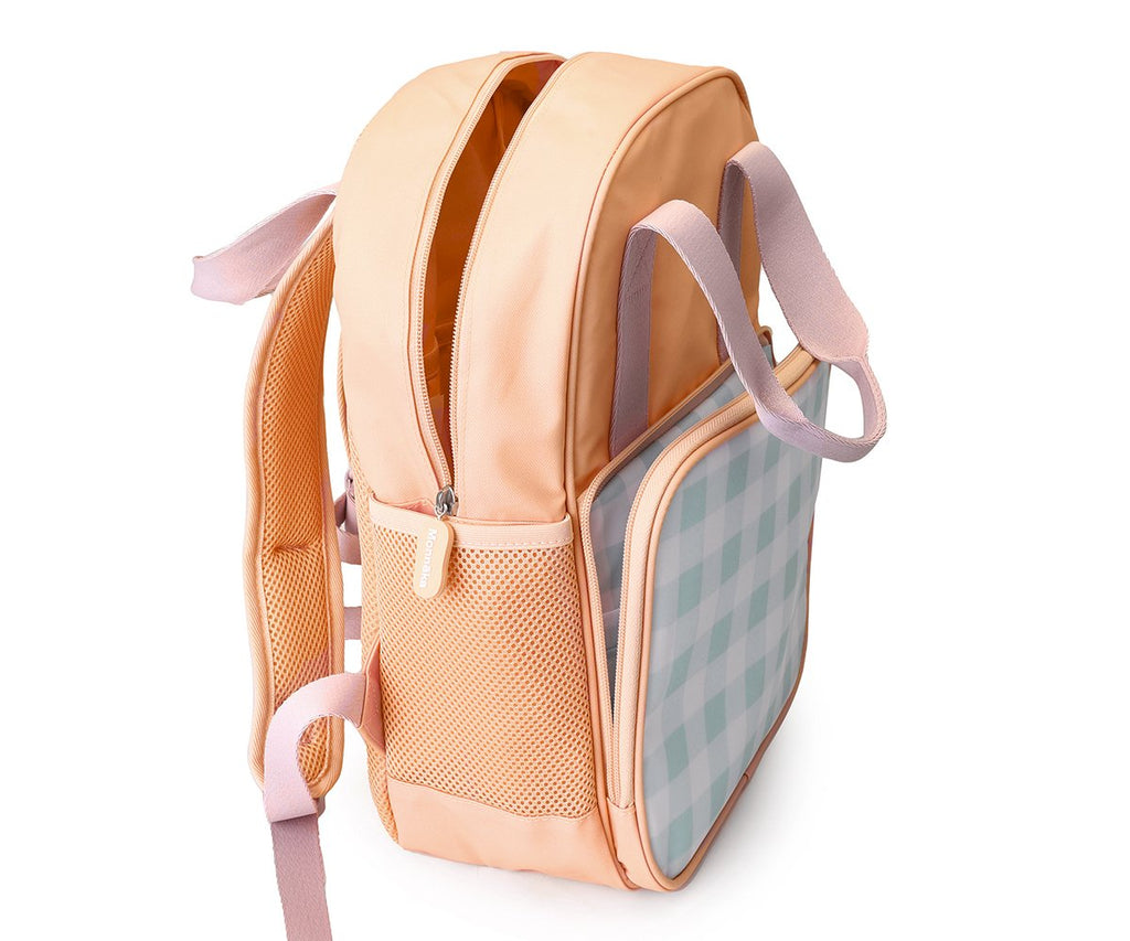 Monnëka Mochila Scout Stripes Apricot