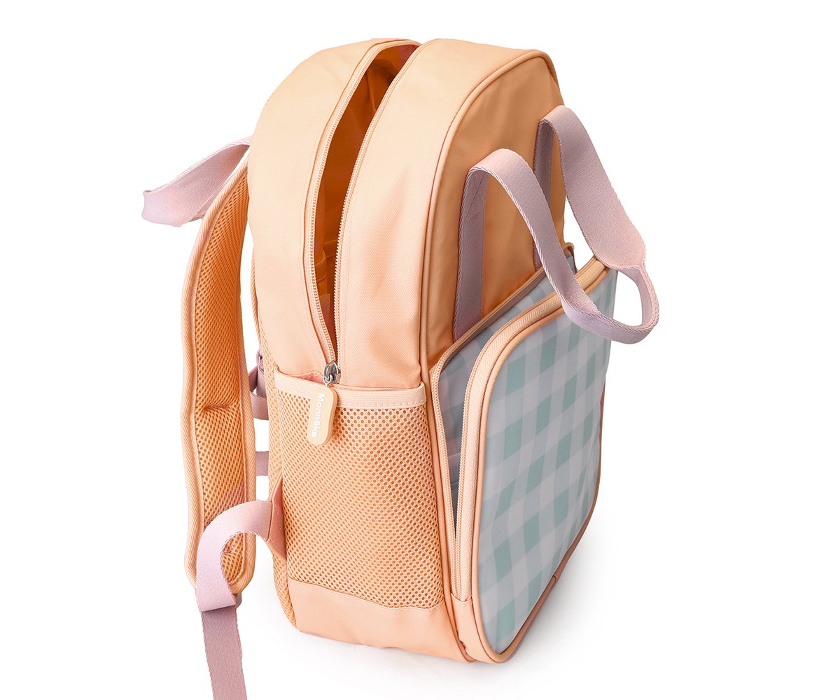 Monnëka Mochila Scout Stripes Apricot