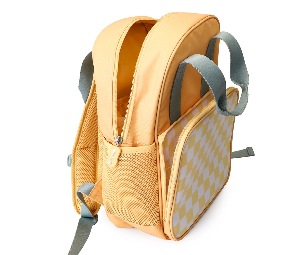 Monnëka Mochila Scout Stripes Yellow Chest