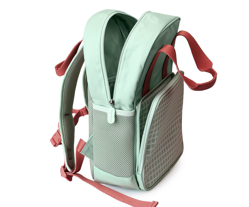 Monnëka Mochila Scout Stripes Sage