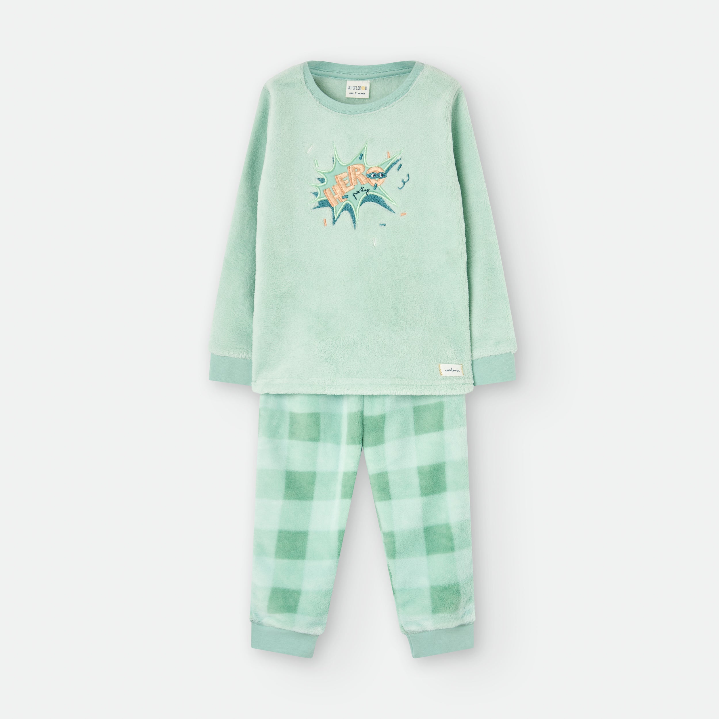 Waterlemon Pijama Polar Hero Verde