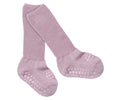 Pack de 3 pares de meias antiderrapantes GoBabyGo em viscose de bambu, cor lavanda, para bebé