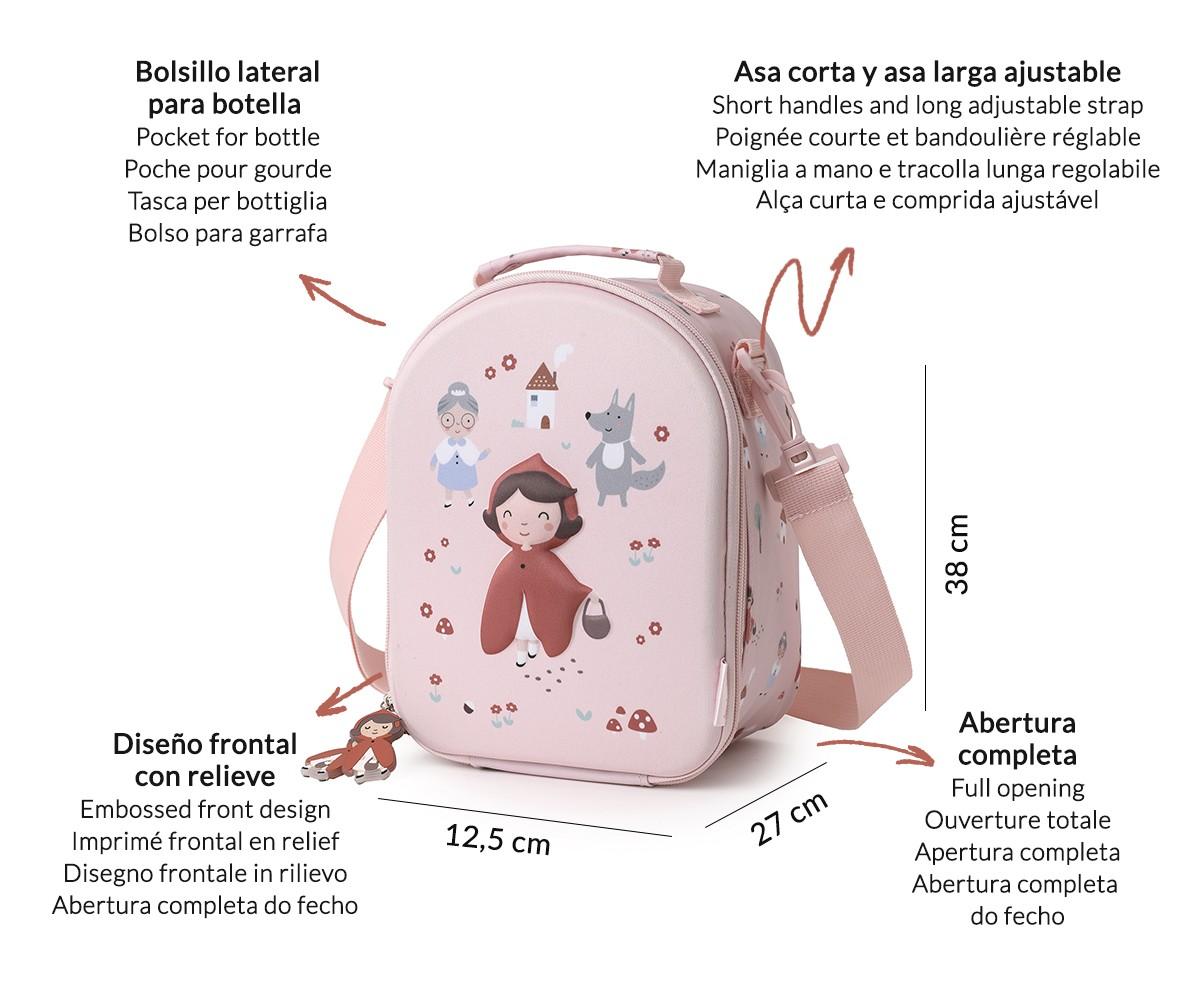 Tutete - Bolsa Lanche Térmica 3D O Capuchinho Vermelho
