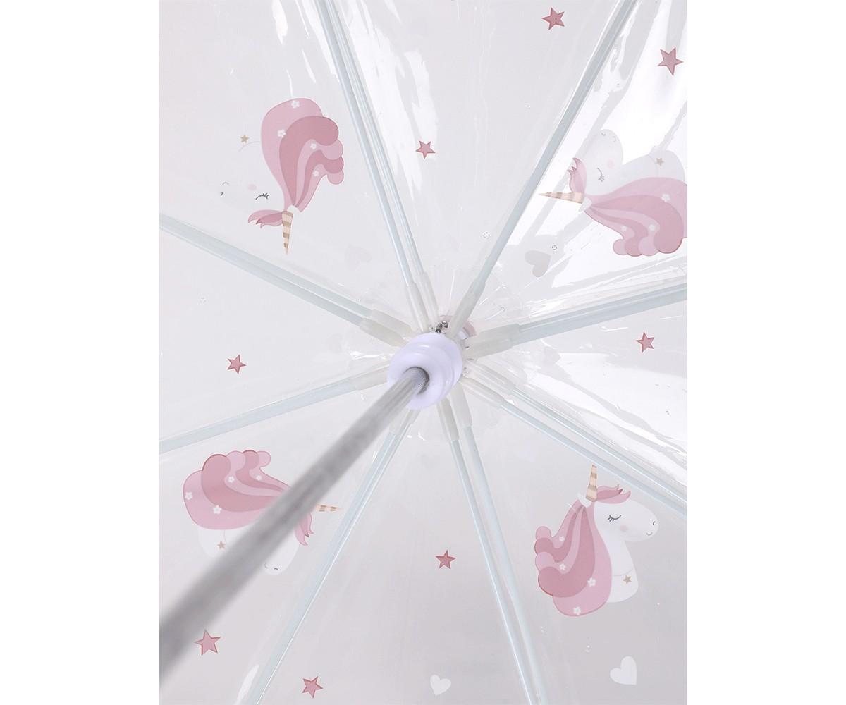 Tutete Transparent Magical Unicorn Umbrella