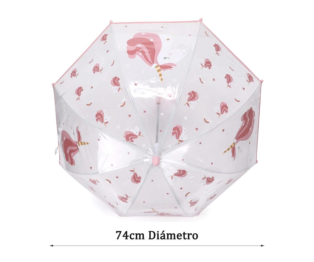 Tutete Transparent Magical Unicorn Umbrella