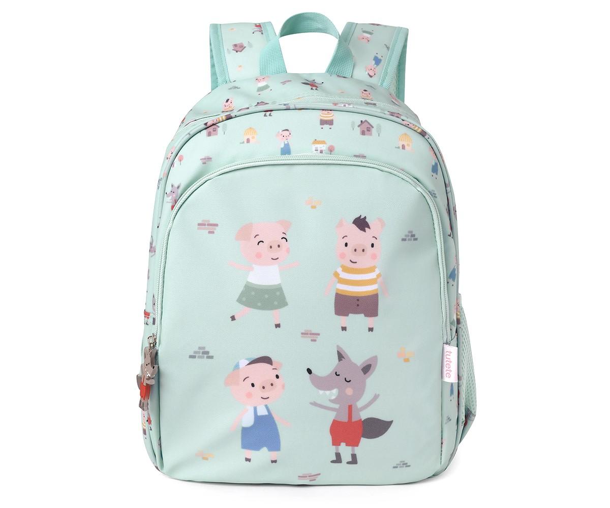 Tutete - Medium Backpack + The Three Little Pigs Keychain