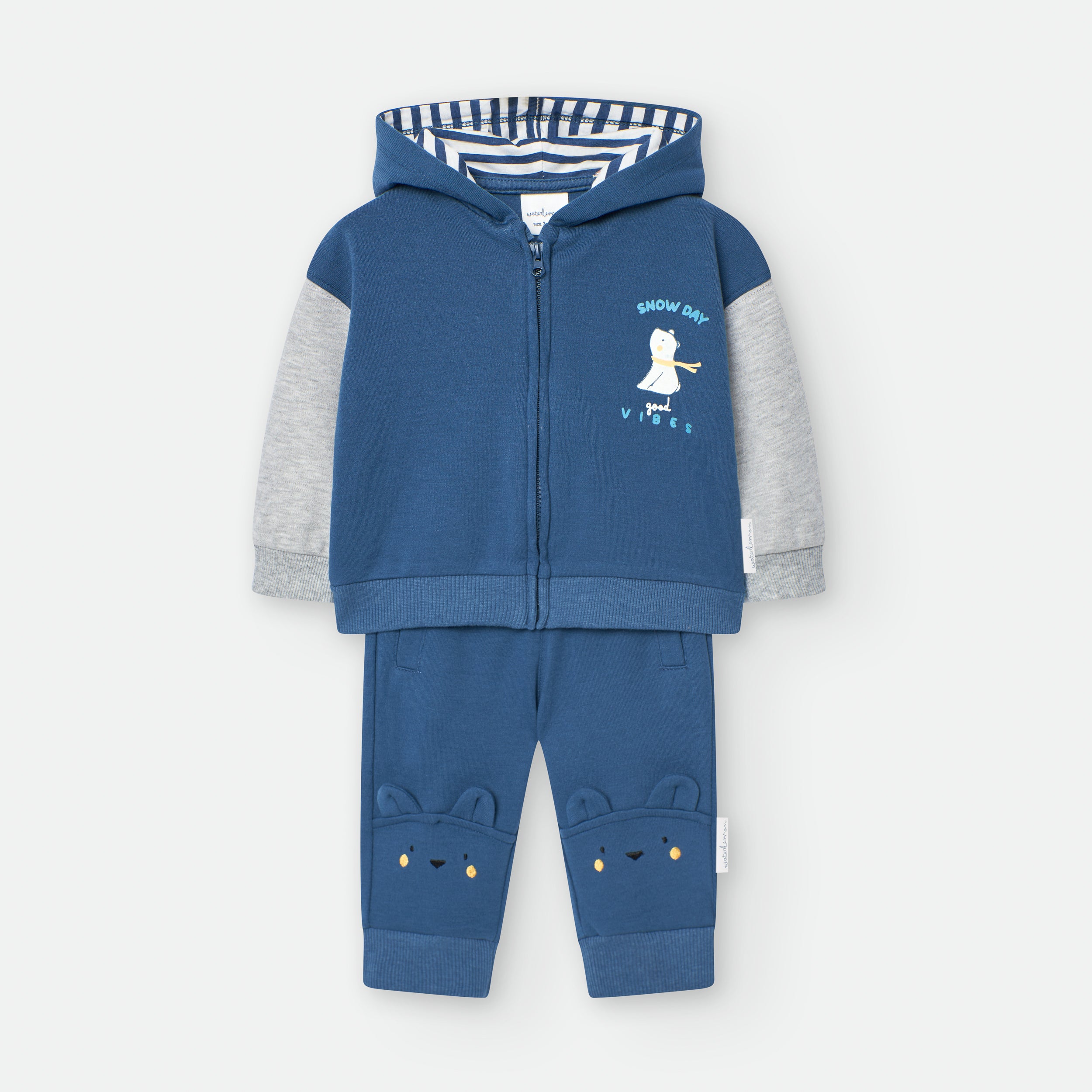 Waterlemon Fato treino 2 peças Azul Snow 36meses