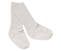 Pack de 3 pares de meias antiderrapantes GoBabyGo em viscose de bambu, cor marfim com brilho, para bebé