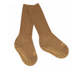 Pack de 3 pares de meias antiderrapantes GoBabyGo em viscose de bambu, cor maçã e canela, para bebé