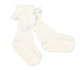 Meias antiderrapantes GoBabyGo em lã merino, cor branco, com pontos antiderrapantes na sola