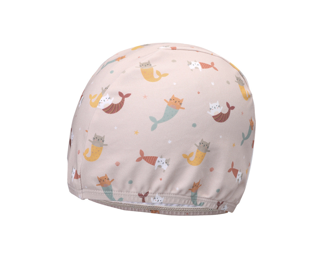 Monneka Touca Natação Infantil Mermaid Cats