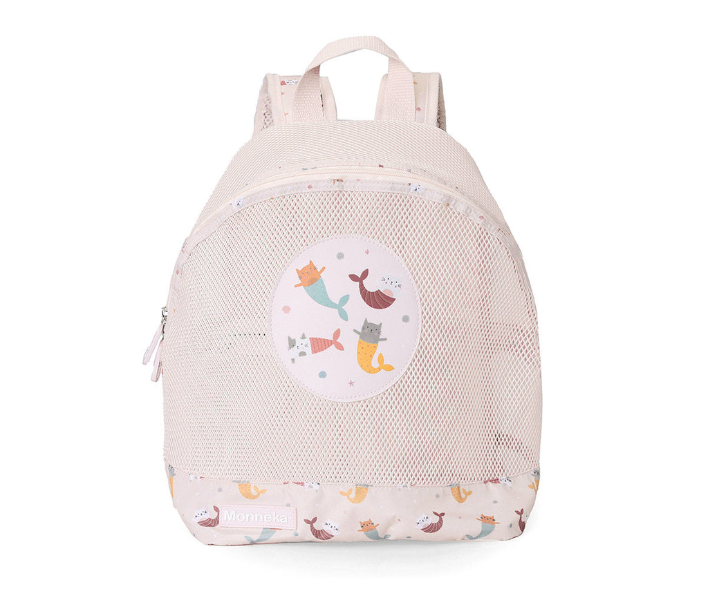 Monneka Mochila infantil Anti-areia Mermaid Cats
