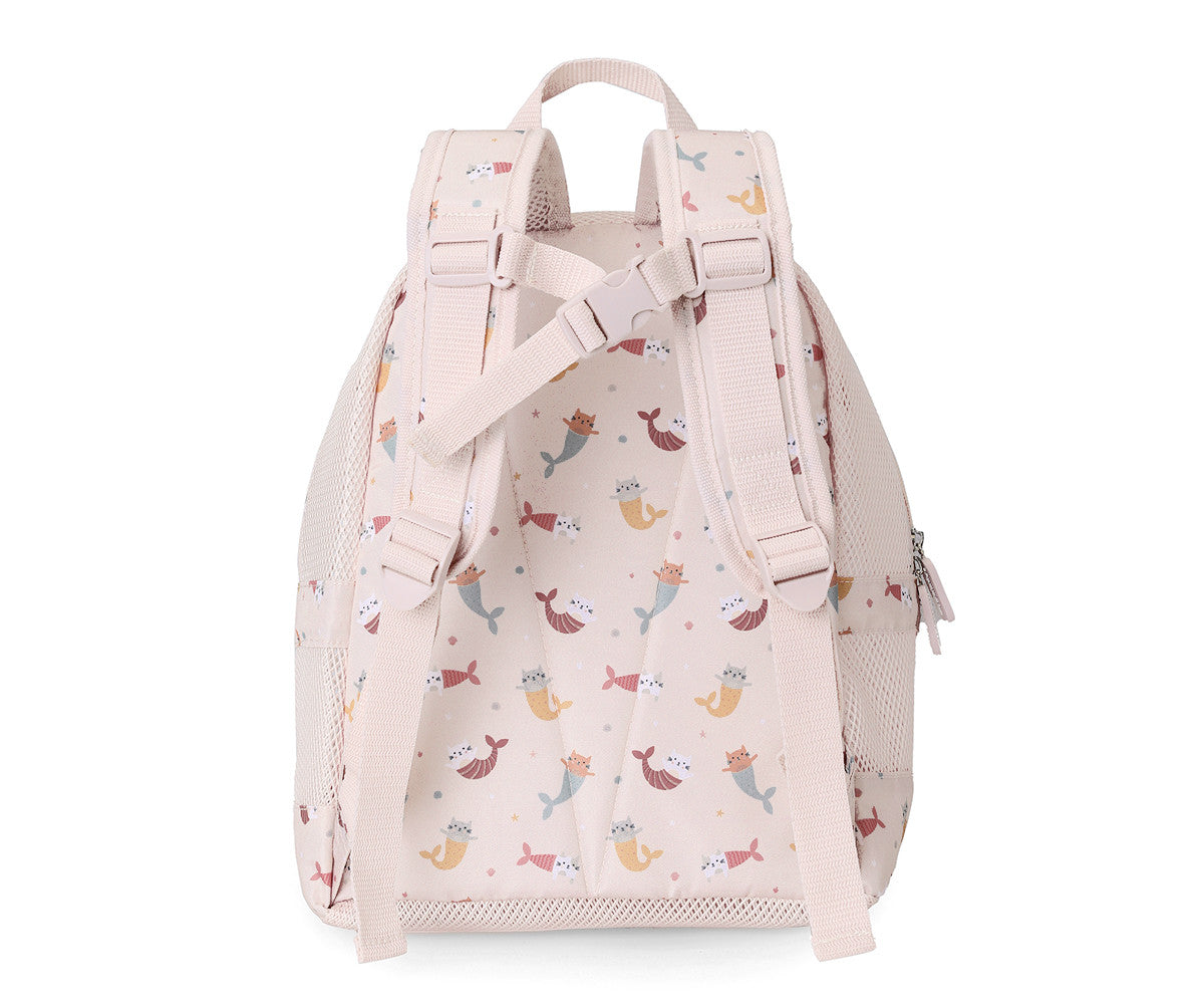 Monneka Mochila infantil Anti-areia Mermaid Cats