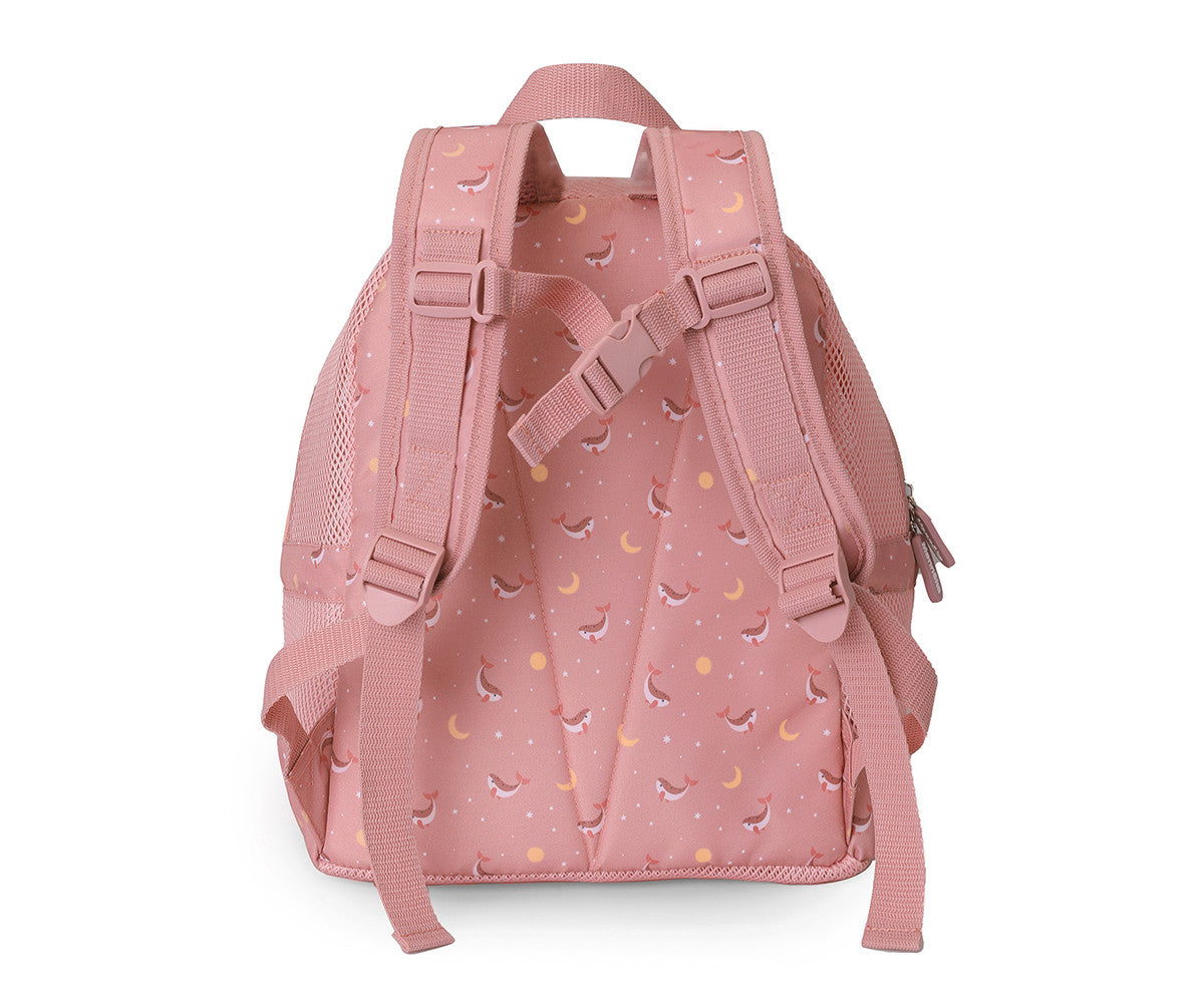 Monneka Mochila infantil Anti-areia Whale Pink