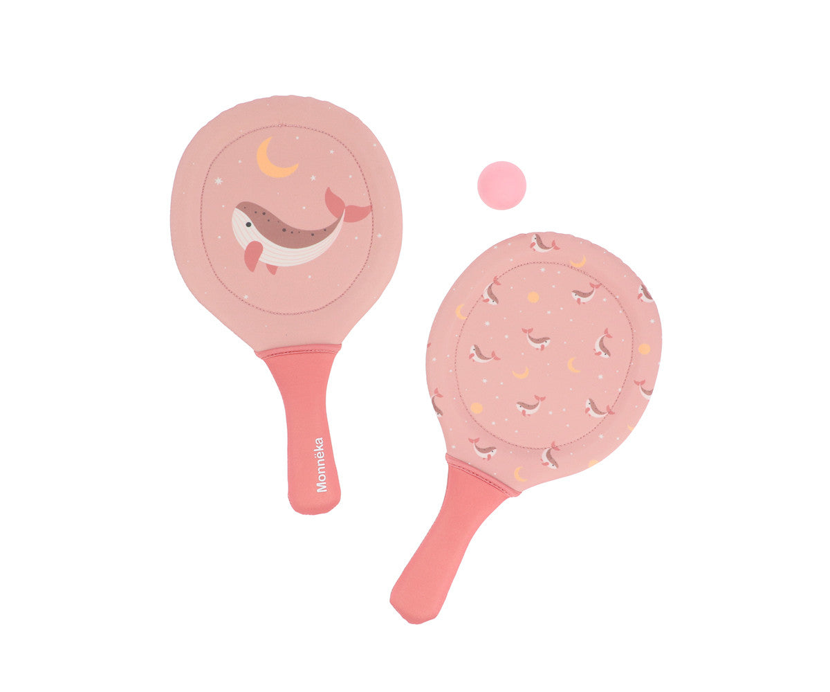 Monnëka Neoprene Rackets with Ball