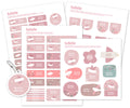 Tutete Pack Combinado Termocolantes e Adesivos Blossom Birds
